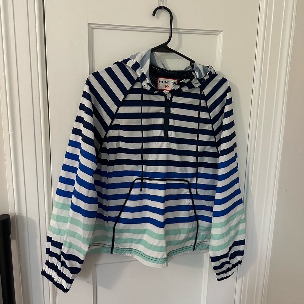 Hunter For Target Stripped Pullover Wind/Rain Jac… - image 1